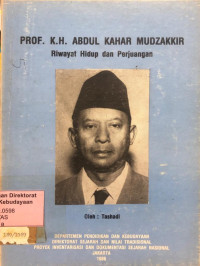 Image of PROF. K.H. Abdul Kahar Mudzakkir: riwayat hidup dan perjuangan