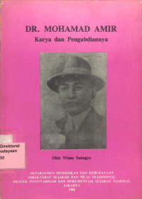 Image of Dr. Mohamad Amir: Karya dan Pengabdiannya