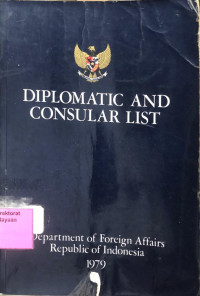 Diplomatic and Consular List (1979)