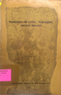 Image of Pengendalian Sosial Tradisional Daerah Maluku