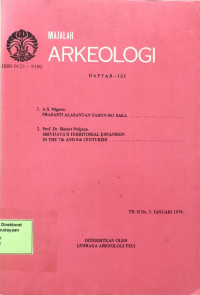 Majalah Arkeologi Tahun II No. 3 1979
