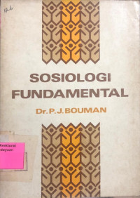 Image of Sosiologi Fundamental