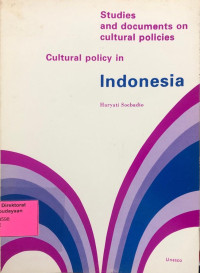 Cultural Policy in Indonesia