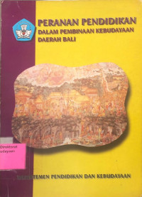 Image of Peranan Pendidikan dalam Pembinaan Kebudayaan Daerah Bali