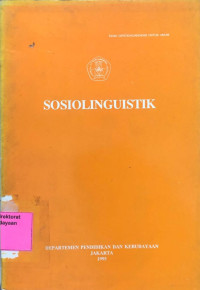 Sosiolinguistik (Sociolinguistics)