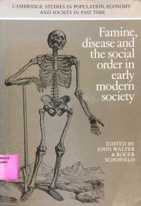 Image of Famine, Disease and the Social Order in Early Modern Society