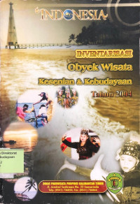Inventarisasi Obyek Wisata Kesenian & Kebudayaan Tahun 2004