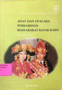 Image of Adat dan Upacara Perkawinan Masyarakat Batak Karo