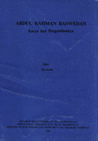 Image of Abdul Rahman Baswedan : Karya dan Pengabdiannya