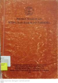 Image of Pedoman Pengelolaan Peninggalan Sejarah Dan Purbakala