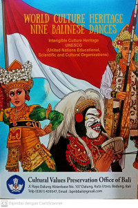 Image of World Culture Heritage Nine Balinese Dances (Sembilan Tari Bali)