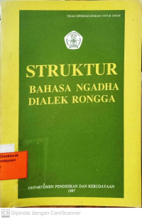 Image of Struktur Bahasa Ngadha Dialek Rongga