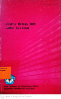 Image of Struktur Bahasa Kutai (Sistem Kata Kerja)