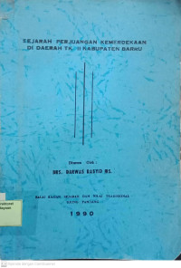Sejarah Perjuangan kemerdekaan di Daerah Tk. II Kabupaten Barru
