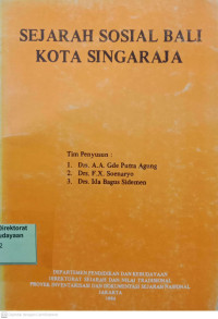 Image of Sejarah Sosial Bali Kota Singaraja