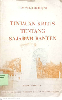 Image of Tinjauan Kritis Tentang Sejarah Banten