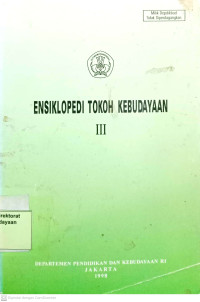 Image of Ensiklopedi Tokoh Kebudayaan III