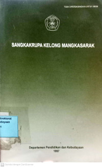 Image of Sangkakrupa Kelong Mangkasarak