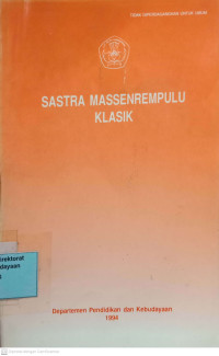 Image of Sastra Massenrempulu Klasik