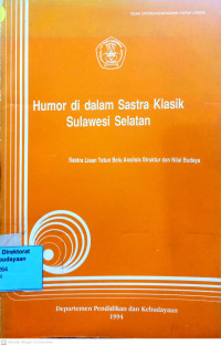 Humor di dalam sastra klasik Sulawesi Selatan