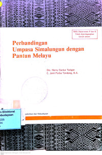 Image of Perbandingan Umpasa Simalungun Dengan Pantun Melayu