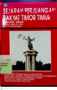 Image of Sejarah Perjuangan Rakyat Timor Timur: Sekolah Dasar