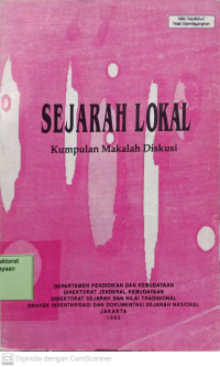 Image of Sejarah Lokal: Kumpulan Makalah Diskusi