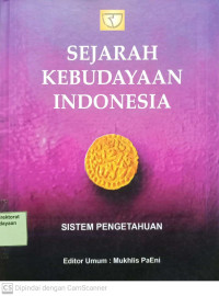 Image of Sejarah Kebudayaan Indonesia: sistem pengetahuan