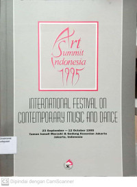 Image of Art Summit 1995 International Festival On Contemporary Music And Dance