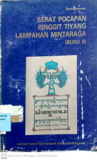 Image of Serat Pocapan Ringgit Tiyang Lampahan Mintaraga (Buku II)
