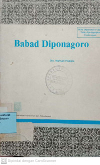 Image of Babad Diponagoro