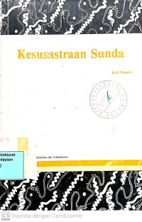 Image of Kesusastraan Sunda