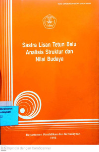 Image of Sastra Lisan Tetun Belu Analisis Struktur Dan Nilai Budaya