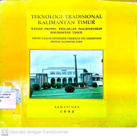 Teknologi Tradisional Kalimantan Timur