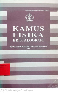 Image of Kamus Fisika Kristalografi