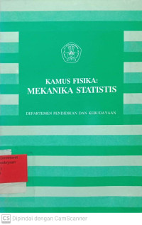 Image of Kamus Fisika: Mekanika Statistis
