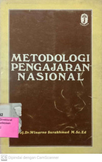 Image of Metodologi Pengajaran Nasional : sari didaktik