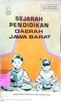 Image of Sejarah Pendidikan Daerah Jawa Barat