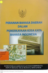 Image of Peranan Bahasa Daerah dalam Pemerkayaan Kosa Kata Bahasa Indonesia