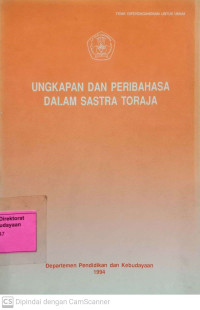 Image of Ungkapan dan Peribahasa dalam Sastra Toraja