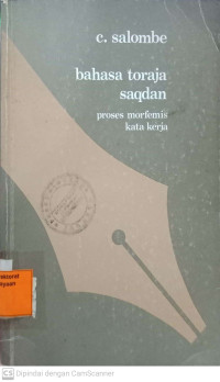 Image of Bahasa Toraja Saqdan: Proses Morfemis Kata Kerja
