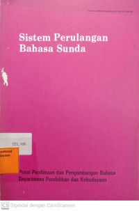 Image of Sistem Perulangan Bahasa Sunda