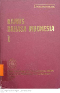 Image of Kamus Bahasa Indonesia I