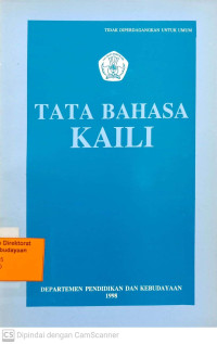 Image of Tata Bahasa Kaili