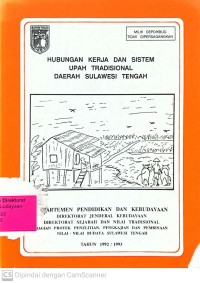 Image of HUBUNGAN KERJA DAN SISTEM UPAH TRADISIONAL DAERAH SULAWESI TENGAH