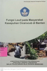 Image of Fungsi Leuit pada Masyarakat Kasepuhan Cicarucub di Banten