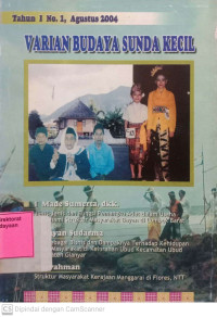 Image of Varian Budaya Sunda Kecil : Tahun 1 No.1, Agustus 2004