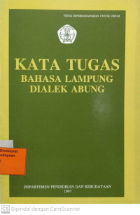 Image of Kata Tugas Bahasa Lampung Dialek Abung
