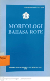 Image of Morfologi Bahasa Rote