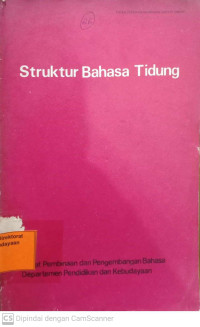 Image of Struktur Bahasa Tidung